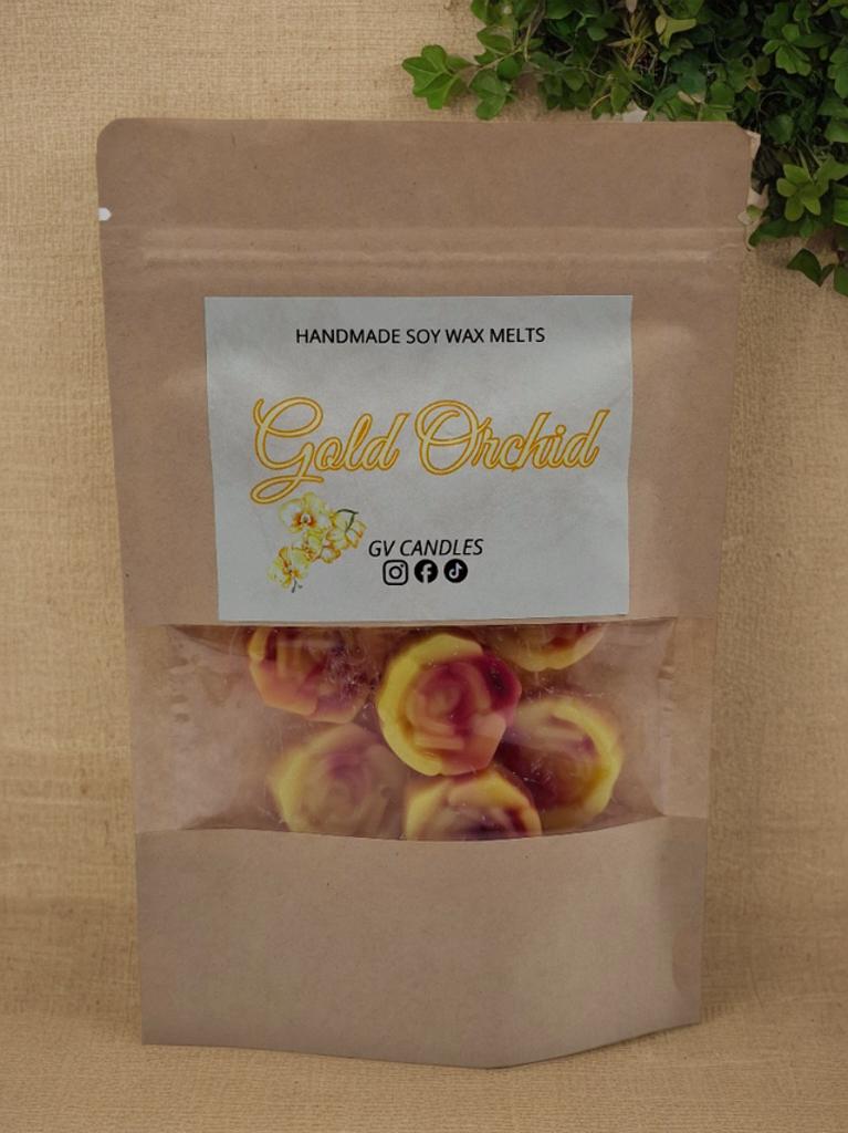 Gold orchid wax melts